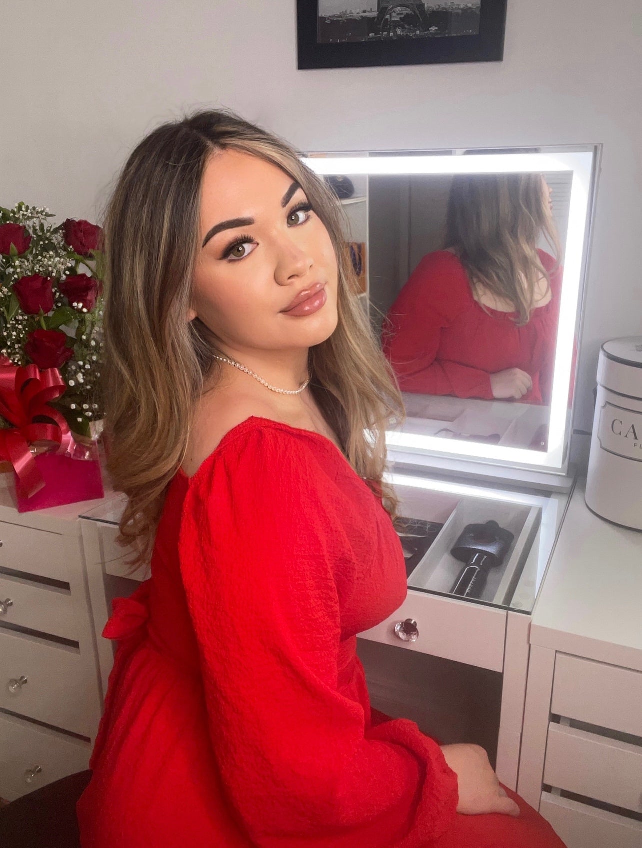 Hollywood Mirror Large "Crystal"