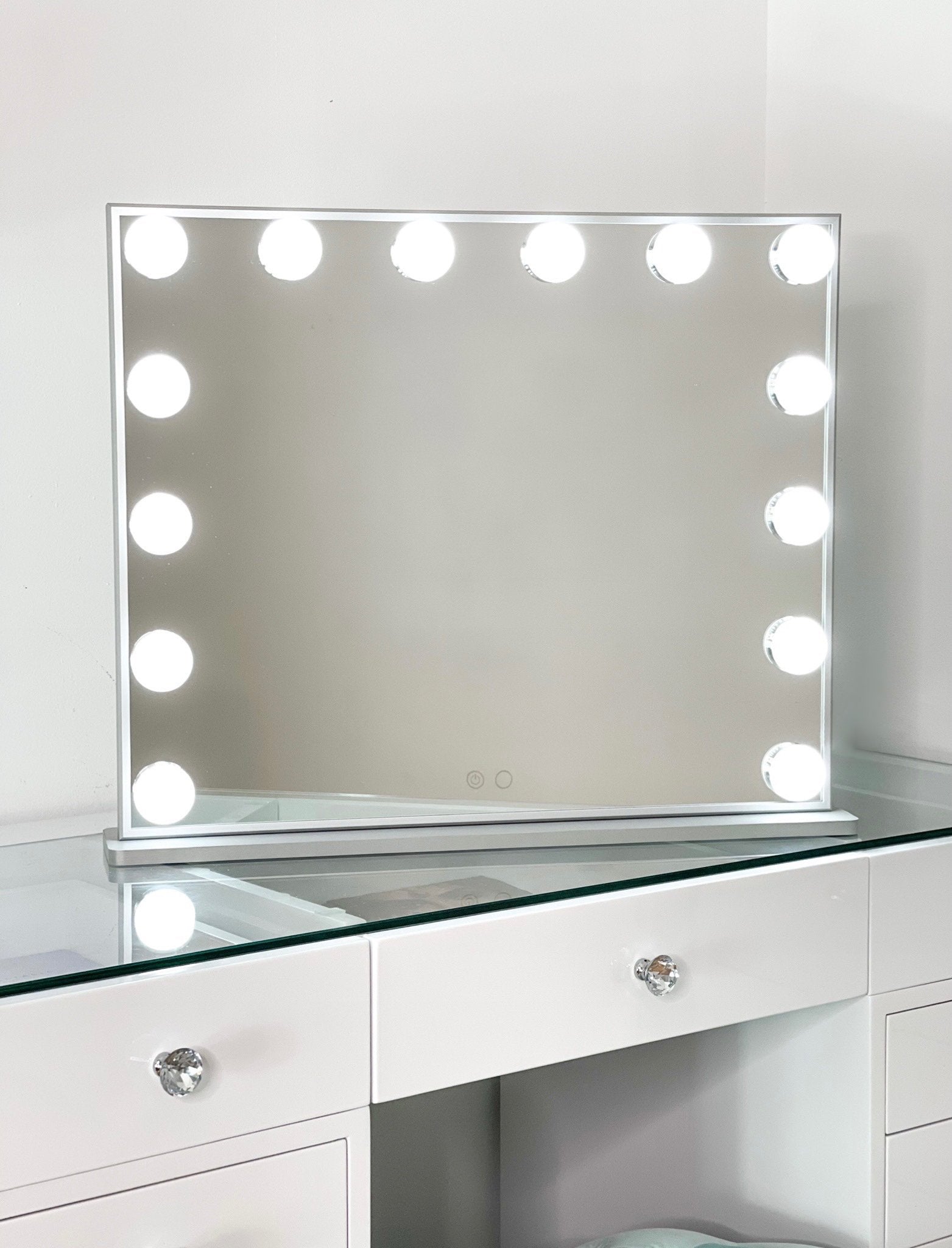 (Set) Hollywood Mirror, Table & Draw Set “ROSE”