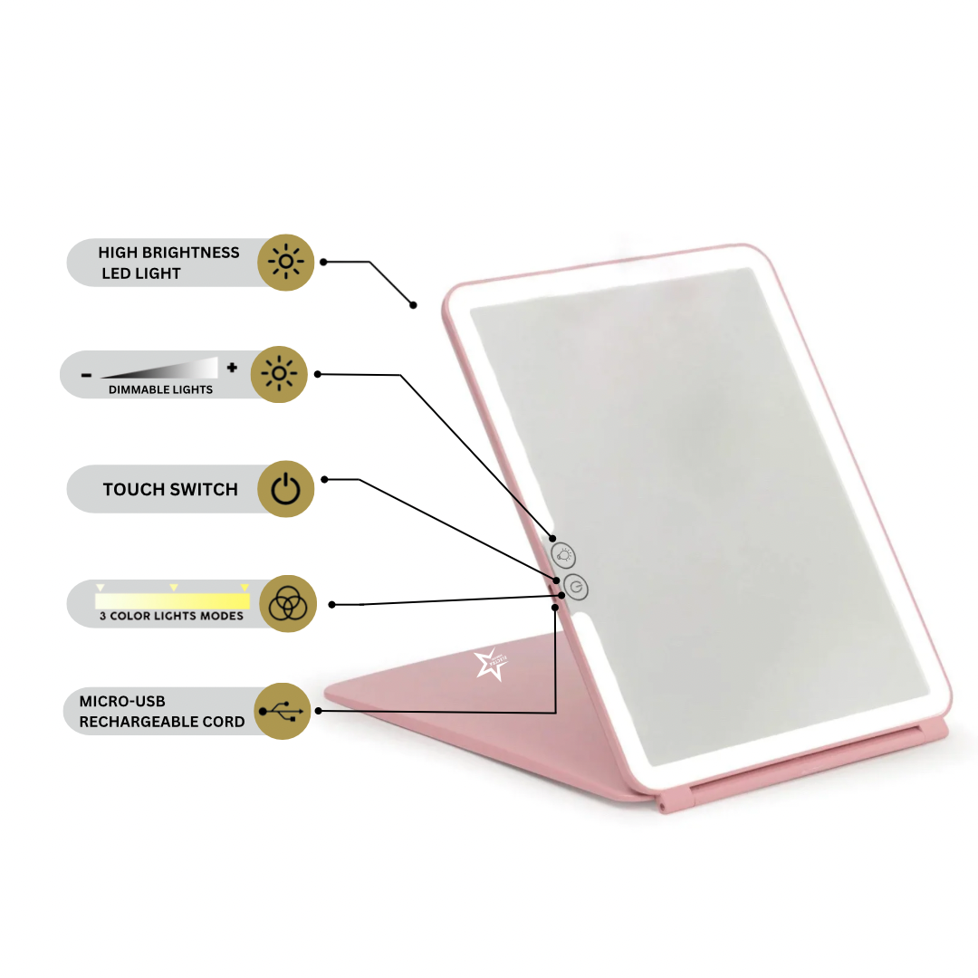 Luxe Lumin - Travel mirror