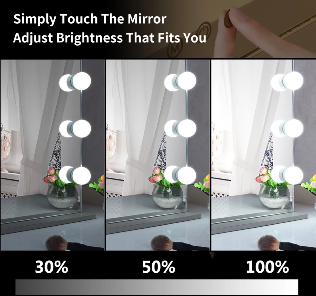 Hollywood Mirror Large "Angel"