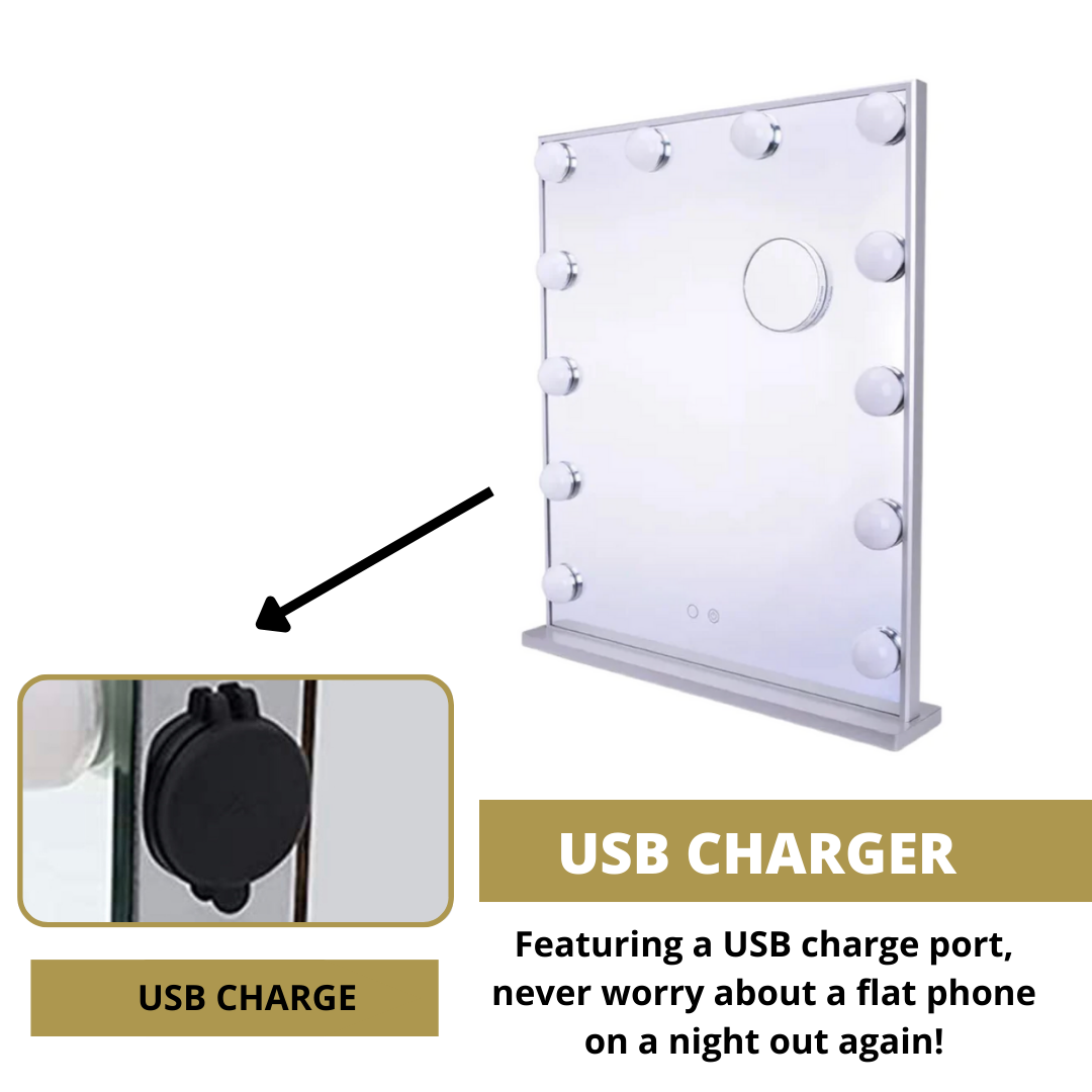 Hollywood Mirror Small "STAR"