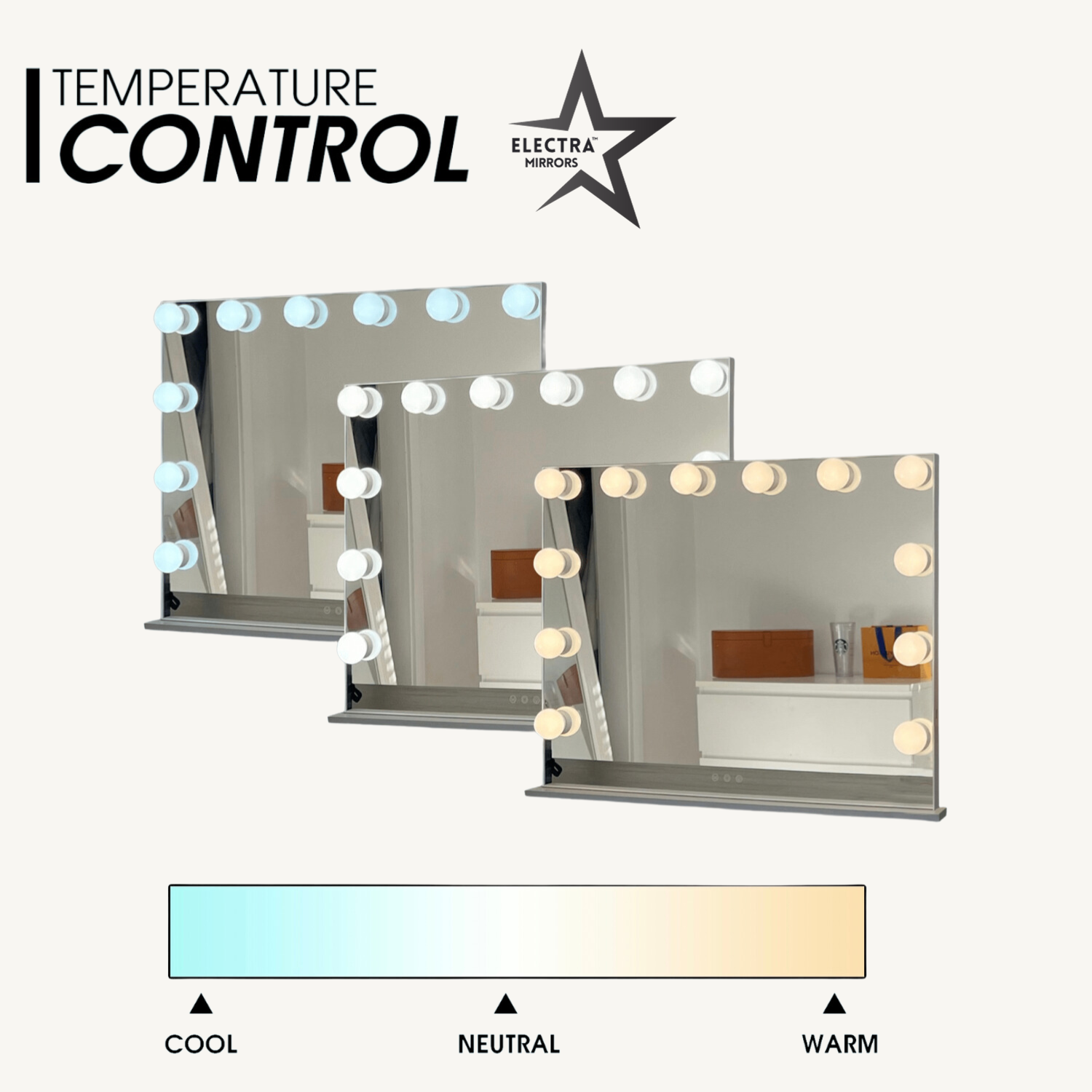 Hollywood Mirror Large "Angel"