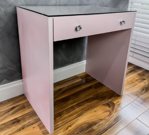 Electra Vanity Table “Diamond” Pink